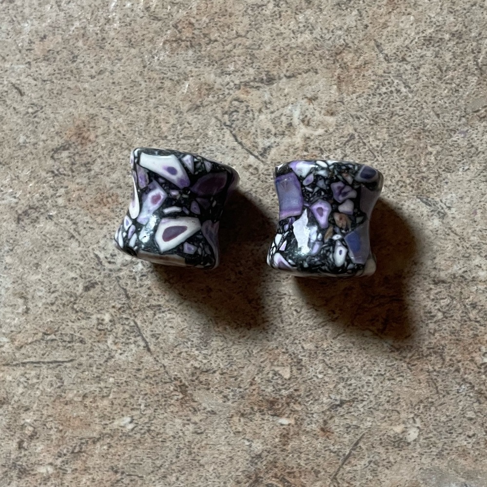 Natural Stone Gauges Plugs Size 00